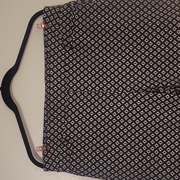 Chico's Womens Stretch Pull On Crop Pants w/Geometric Print & Tassel Hem, S: 2.5 - Picture 2 of 7